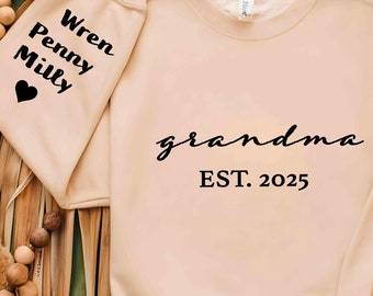 Sudadera personalizada para los Grammy: sudadera con capucha personalizada con los nombres de los nietos