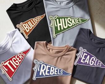 Sudadera personalizada con el nombre de la mascota de la escuela