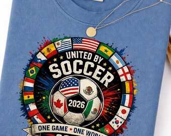 Camiseta de fútbol de EE. UU. 2026 / Camiseta para aficionados al fútbol / Regalo para el día del partido
