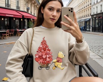 Camiseta de San Valentín con Winnie the Pooh y globo de corazón
