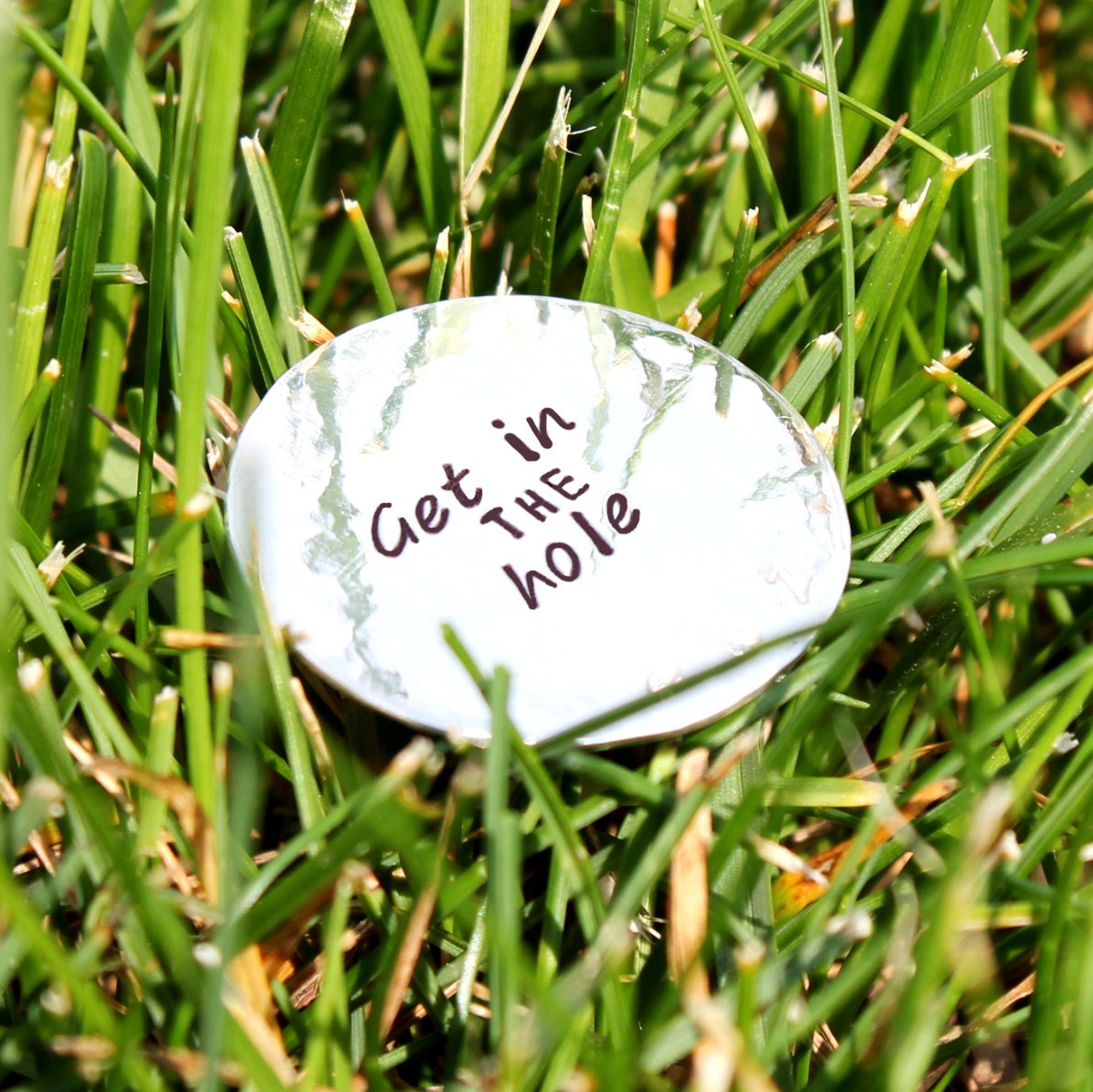 Golf Ball Green Marker Father's Day Dad Sterling Etsy