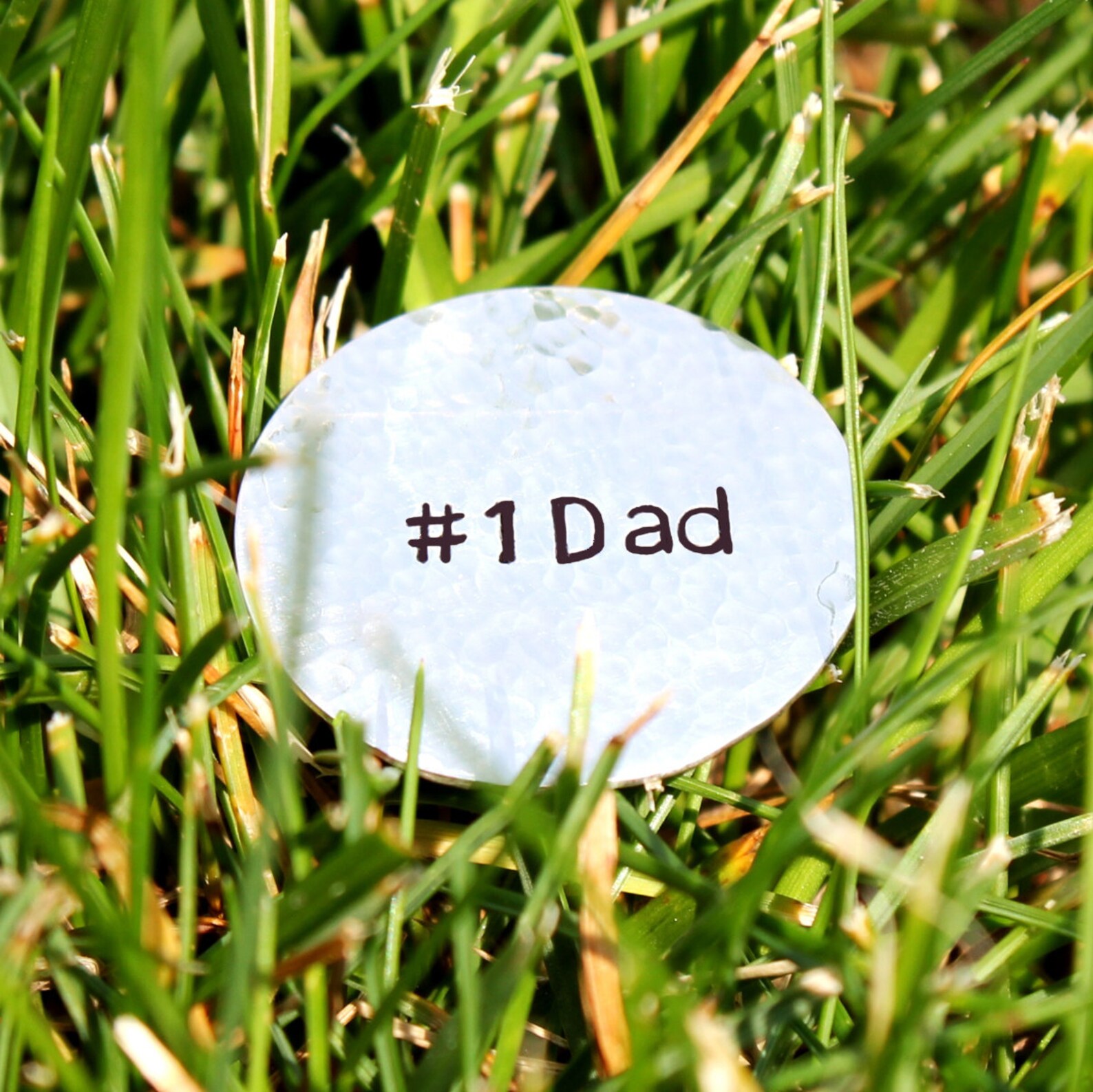 Golf Ball Green Marker Father's Day Dad Sterling Etsy