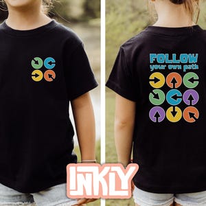 Follow Your Own Path Kids Shirt, T-Shirt Gift for Kids, Natural Trendy Boys Shirt, Pocket Back Design, Youth Toddler TShirt, Graphic Tee