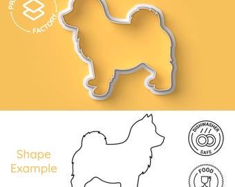 Dog Icelandic Sheepdog Cookie Cutter - Animal, Iceland, Cute, Love, Puppy - Adorable and Fun Biscuit Mold for Creative Baking
