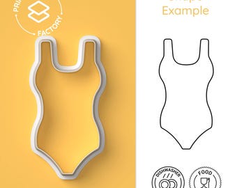 Bikini Cookie Cutter - Summer, Sun, Beach, Clothes, Swimwear - Fun and Playful Biscuit Mold for Creative Baking