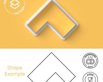 Uneven Arrow Cookie Cutter – Asymmetrical Arrow Biscuit Mold, Modern Geometric Baking Tool, Creative Cookie Cutter