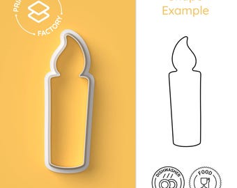 Ausstechform für Kerzen, Weihnachten, Licht, Lufterfrischer, helle und lustige Keksform für kreatives Backen