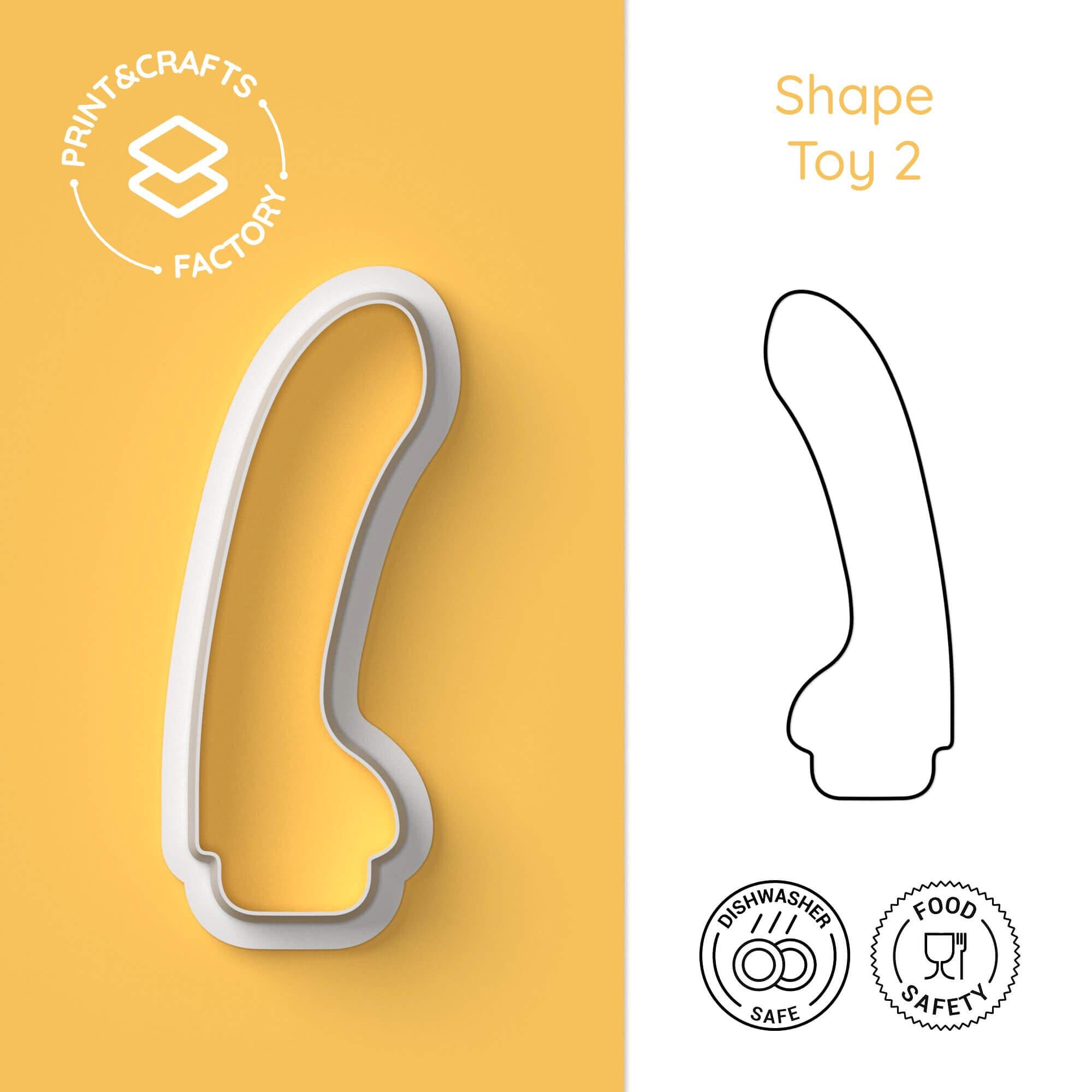 Sex Toy Cookie Cutter - Adult Cookie Cutter, Happy Toys - Fun and Unique  Biscuit Mold for Creative Baking