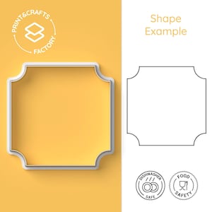 Kakform med plakettram - Dekorativ, väggplakettdesign - Elegant och rolig kakform för kreativ bakning