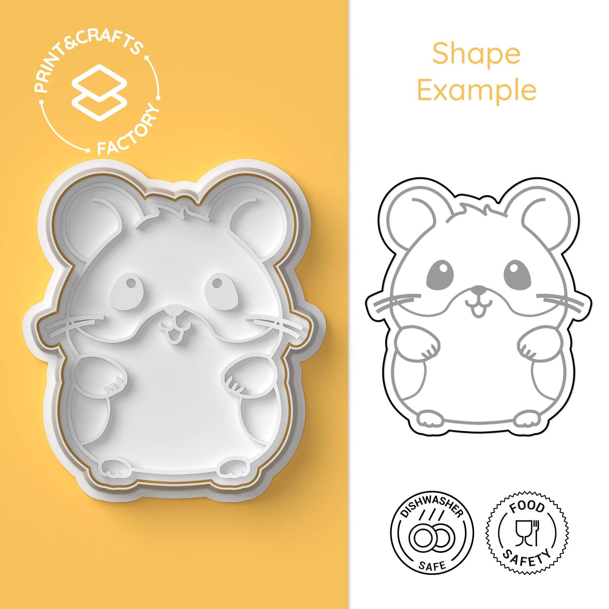 Gerbil - Laser Cut Out Unfinished Wood Craft Shape RDT1 Gerbil - Laser Cut Out Unfinished Wood Craft Shape RDT1