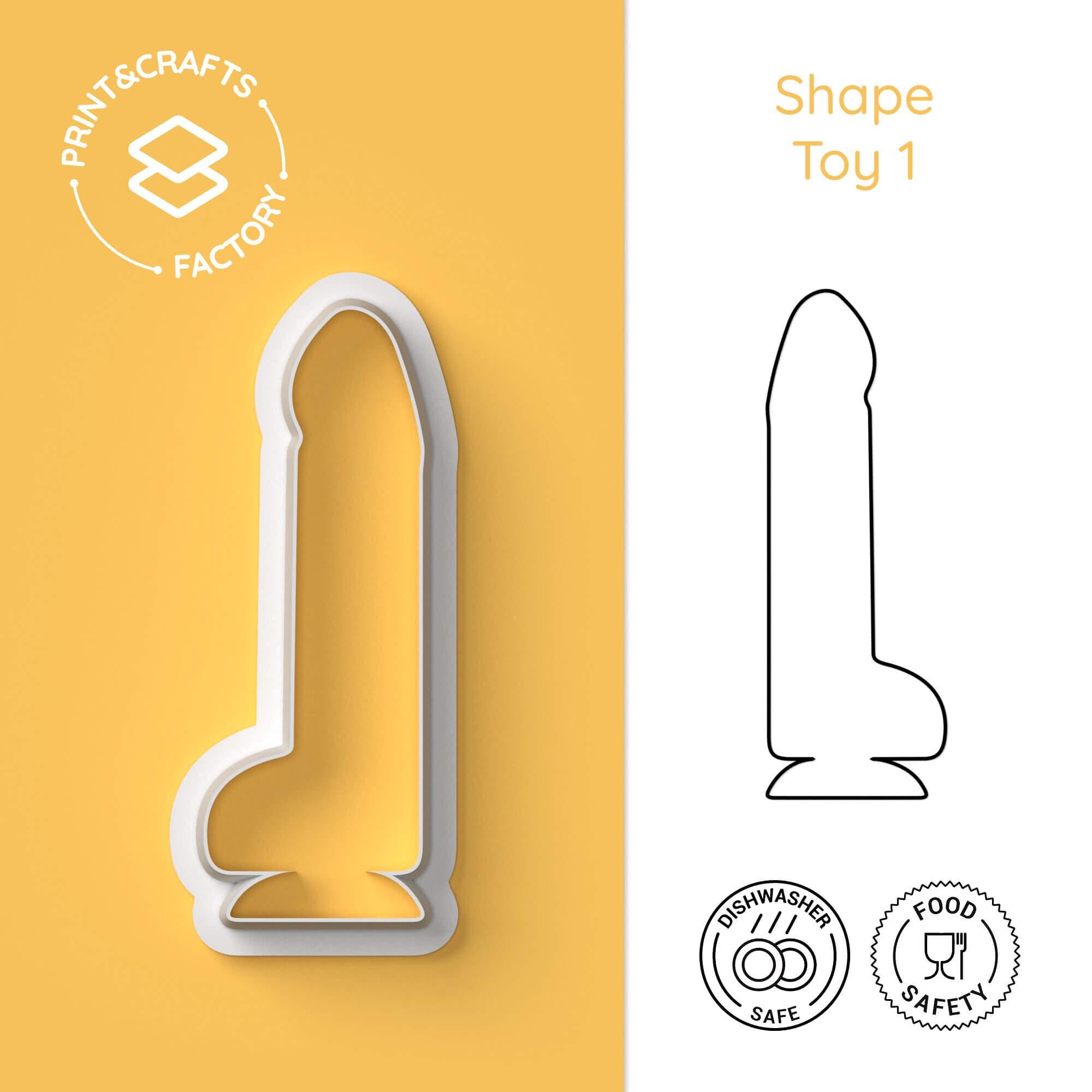 Sex Toy Cookie Cutter - Adult Cookie Cutter, Happy Toys - Fun and Unique  Biscuit Mold for Creative Baking
