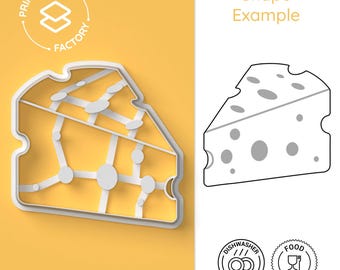 Cheese Cookie Cutter - Cheese an Wine, Lovers, Board - Fun and Cheesy Biscuit Mold for Creative Baking