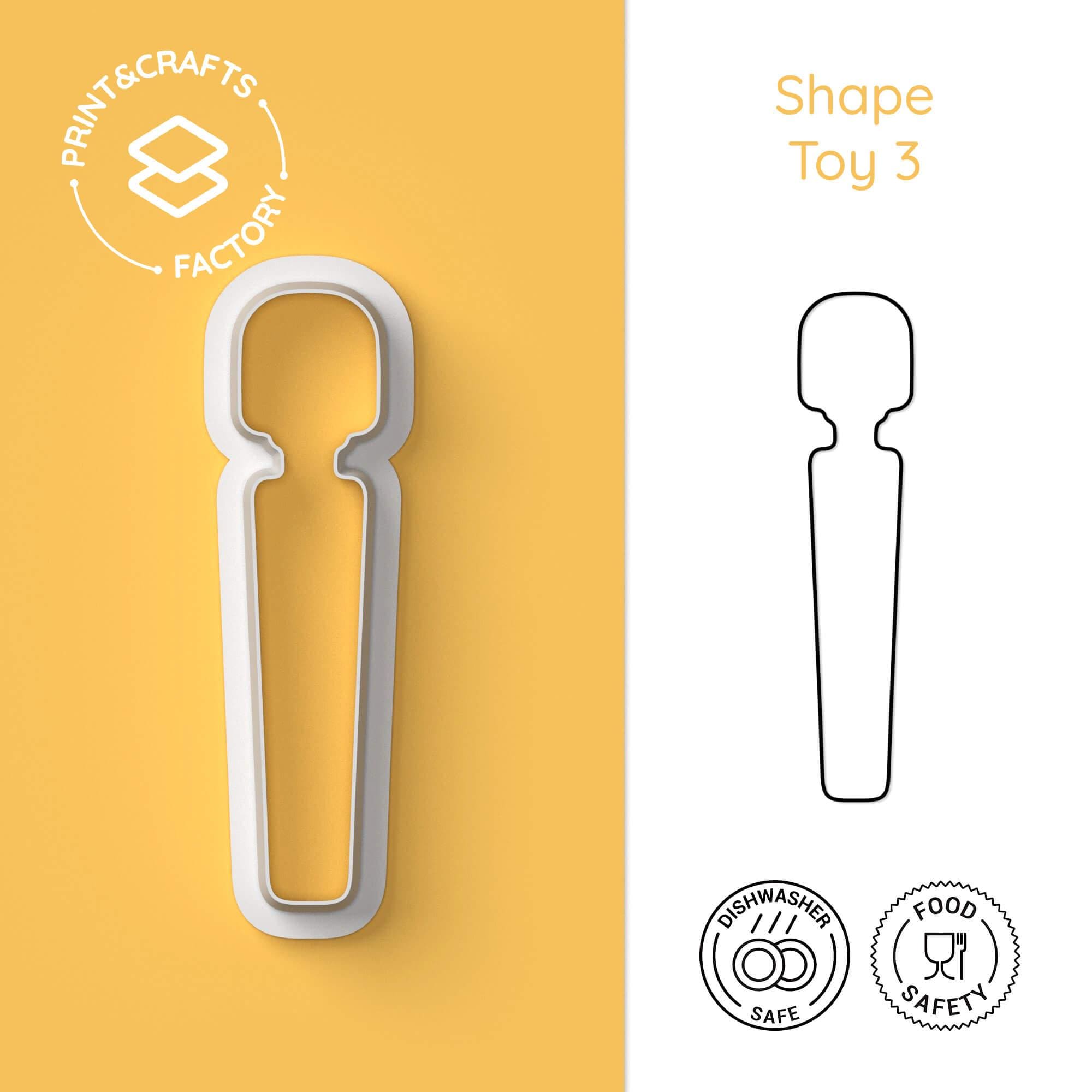 coulles sex toys Sex Toy Cookie Cutter - Adult Cookie Cutter, Happy Toys - Fun and Unique  Biscuit Mold for Creative Baking main image 1