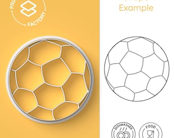 Football Cookie Cutter - Sport, Season, Player. Team - Sporty and Fun Biscuit Mold for Creative Baking