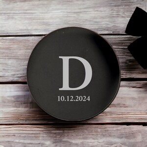 Personalized Custom Round Cuff Links - Perfect for Groom, Best Man, and Groomsmen!