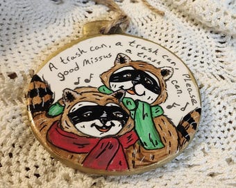 Raccoons Soul Cake ornament