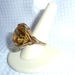 Antique 14kt yellow gold and citrine cocktail ring amazing setting