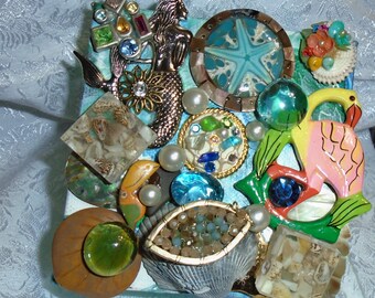 Take me to the beach I need a vacation assemblage art