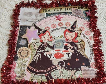 Tea Time at the Witch house collage