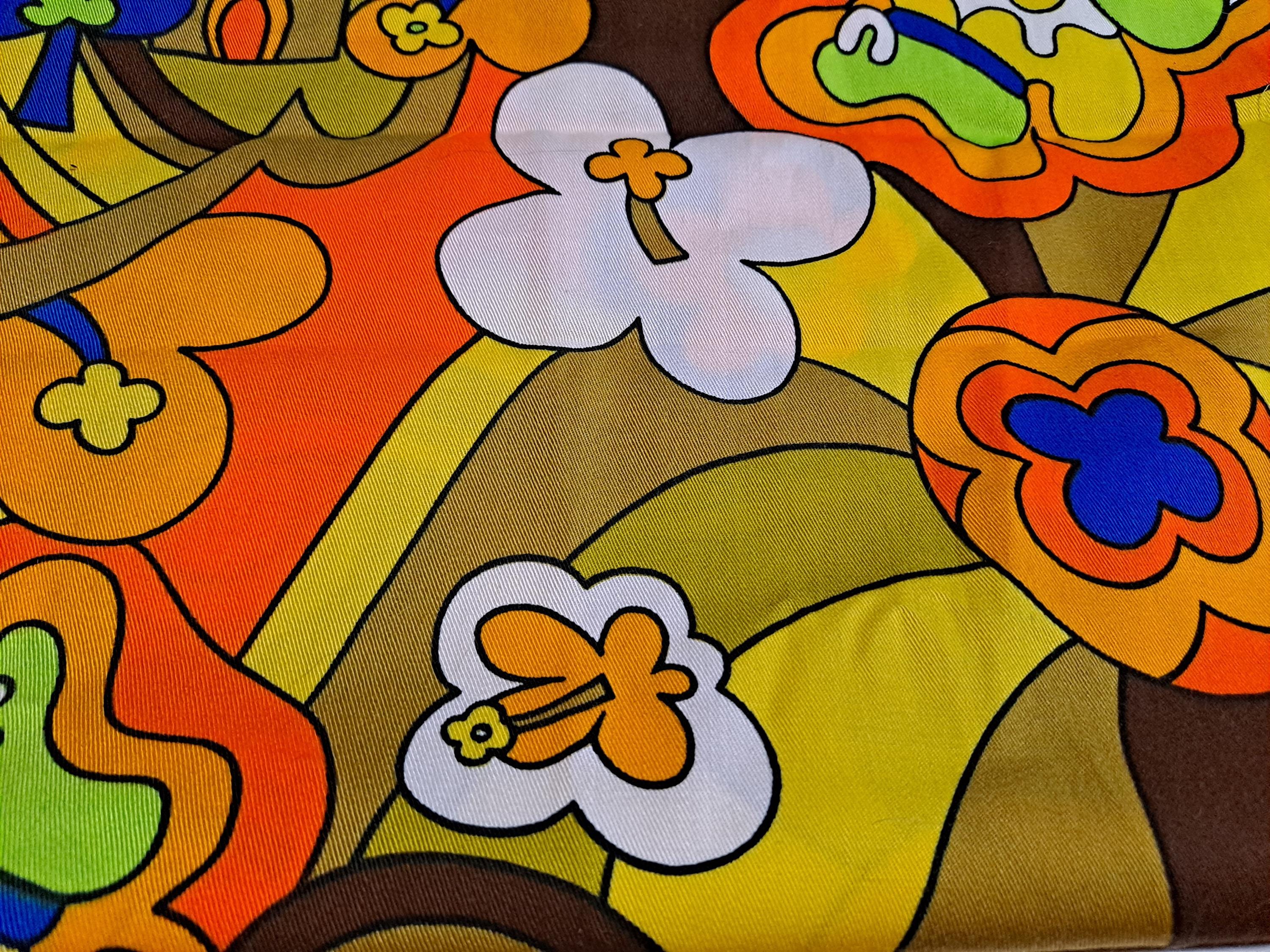 Peter Max Fabric Vintage - Etsy