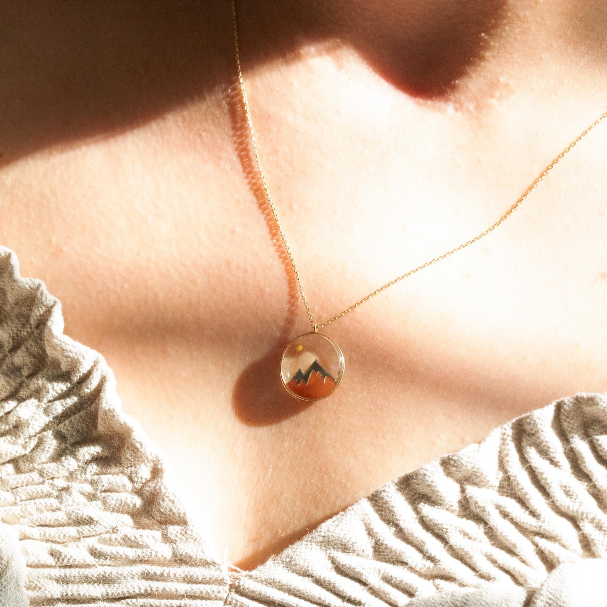 Collana Donna Con Ciondolo Rotolo Fede E Seme Di Senape - Placcata Oro/Platino - Gioiello Ispirazionale E Religioso In Acciaio Inox - Regalo Significativo