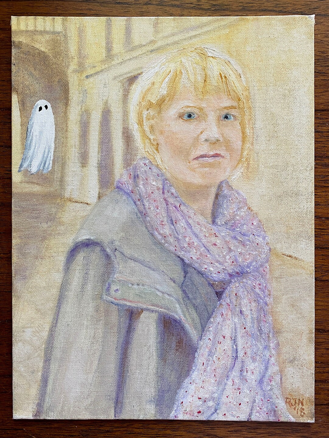 Thrifty Ghost Painting Etsy