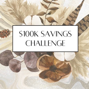 100K Savings Challenge Book