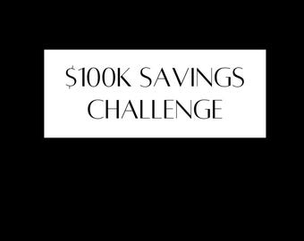 100K Savings Challenge Book