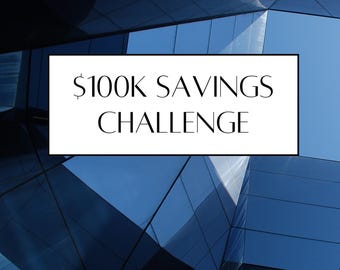 100K Savings Challenge Book