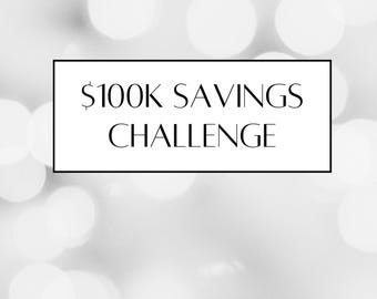 100K Savings Challenge Book