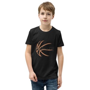 No Days Off Basketball Youth Short Sleeve T-Shirt; Boys Girls Basketball Shirt