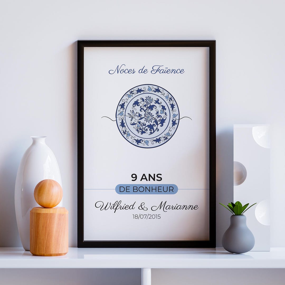 Noces De Faience Cadeau