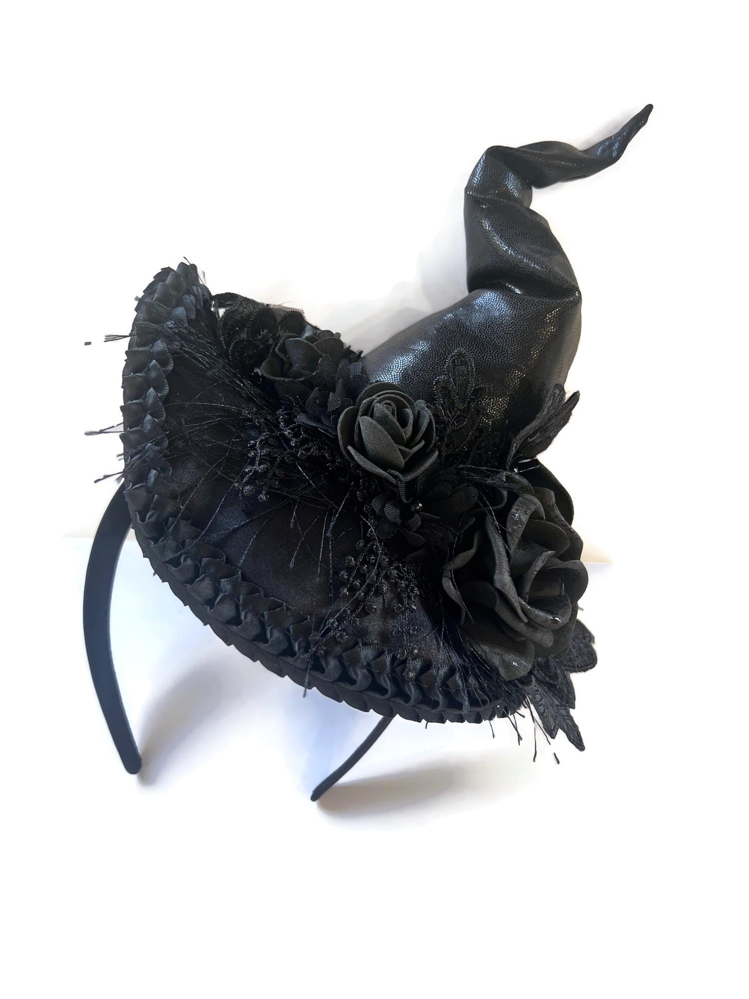 Black Burlesque Fascinator - Etsy