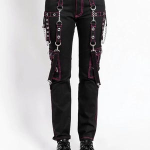 パンツ 00s archive bondage cargo pants grunge Early 2000s Marithe Francois Girbaud Bondage Cargo Pants
