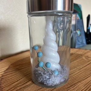 Decorative Unicorn Horn | Potion bottle | bookshelf decor | Halloween decor | Wizarding World | Harry