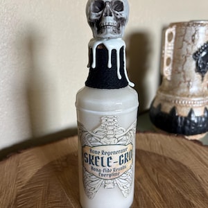 Skele-gro | Harry | decorative potion bottles | bookshelf decor | Halloween decor | Wizarding world