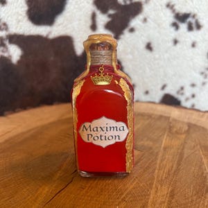 Wizarding World decorative potion bottle | Maxima Potion | Harry | Halloween decor | bookshelf decor