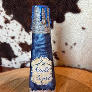 Night Court decorative potion bottle | ACOTAR | Bookshelf decor | bookish
