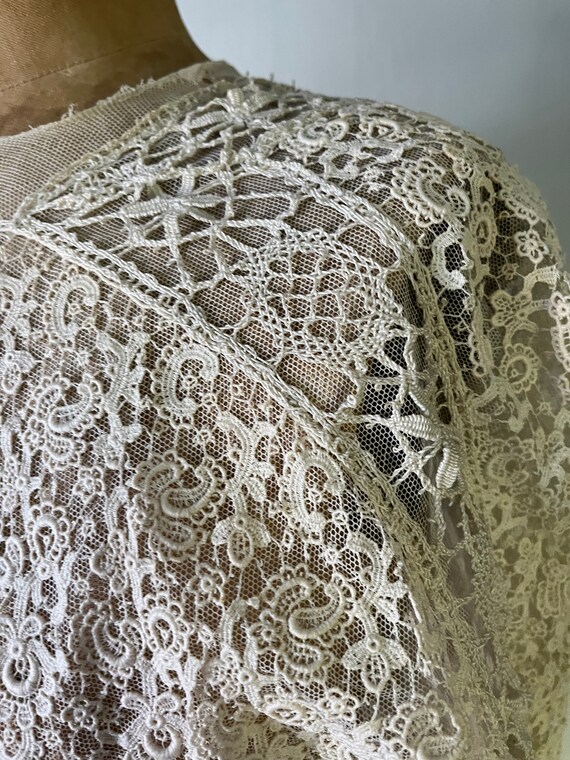 Antique Edwardian Lace Blouse - image 6