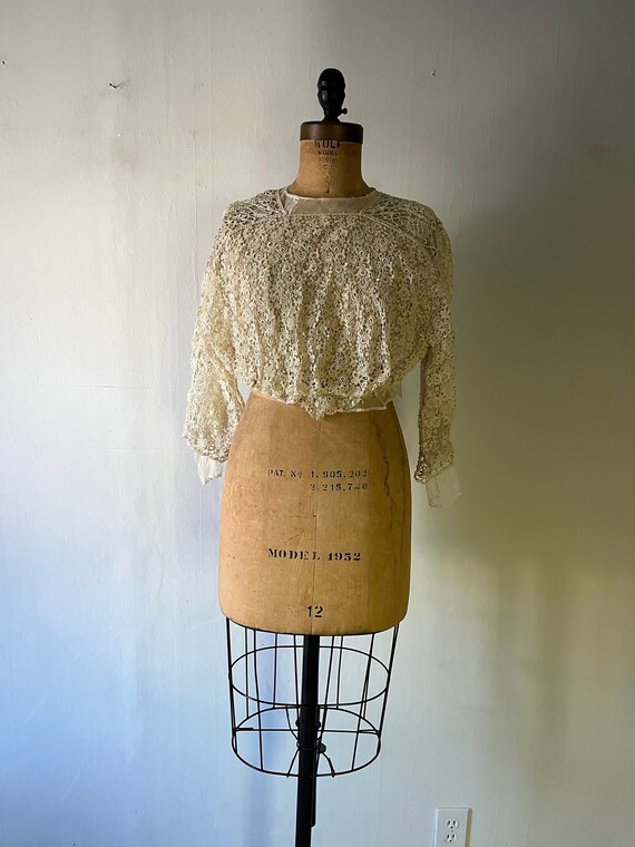 Antique Edwardian Lace Blouse - image 1