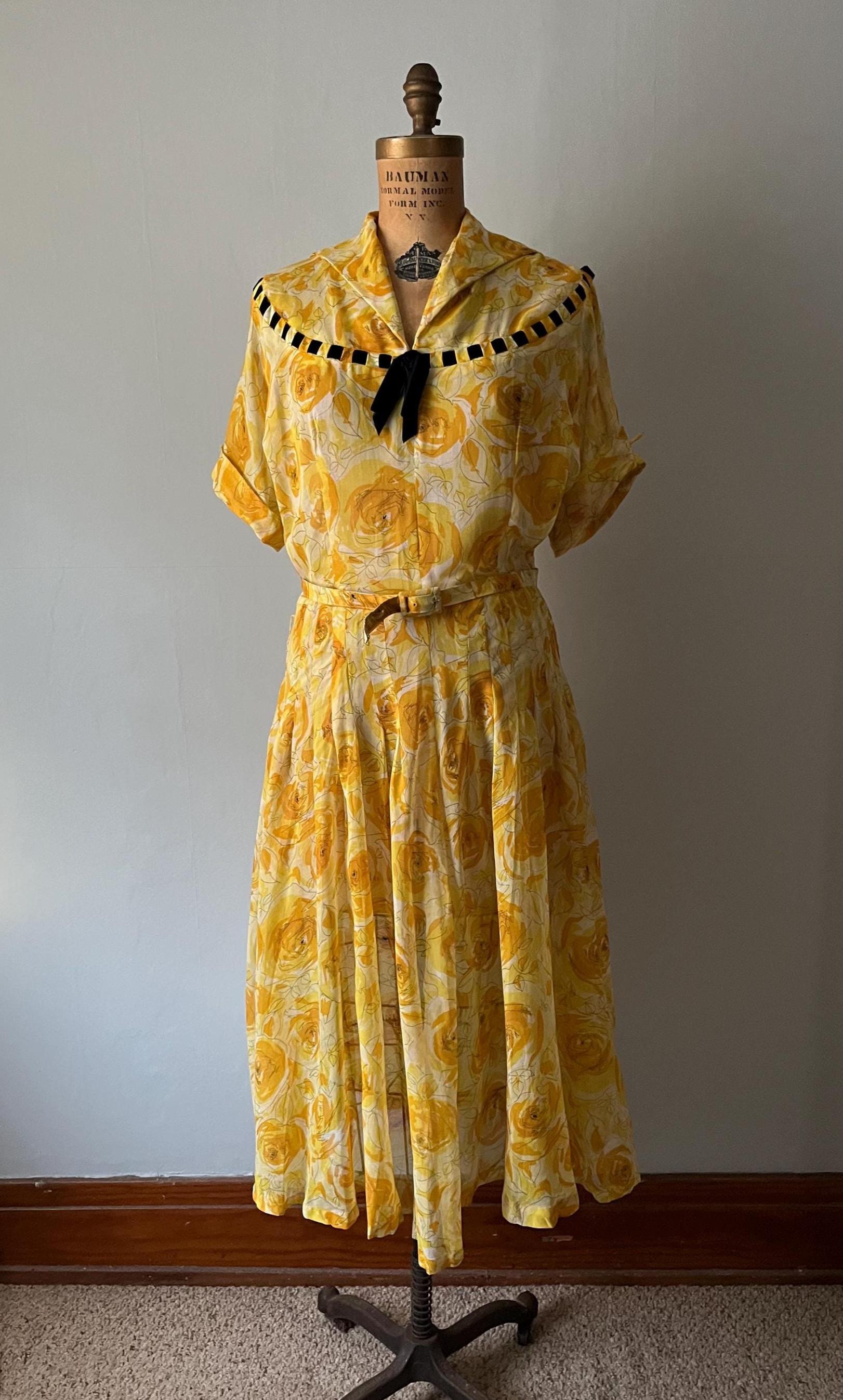 40s 50s Dress - Etsy