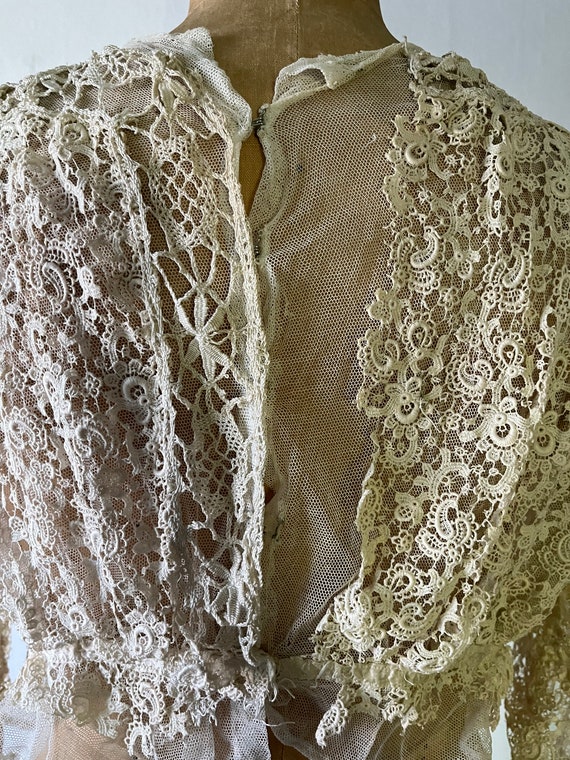 Antique Edwardian Lace Blouse - image 9