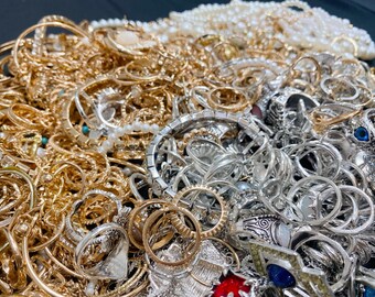 Thrifted Jewelry Mystery Bag Surprise Lot | Mystery Jewelry Bag | Blind Jewelry Lot | Craft and Wearable Resell Mix In | Surprise box | Gift