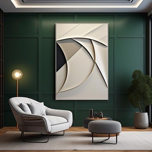 3D Wood Wall Sculpture: Minimalist Geometric Art
