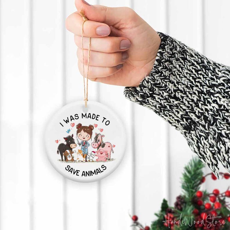 Personalized Veterinarian Christmas Gift, Animal Doctor Gift, Pet