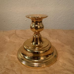 Vintage Taper Kerzenhalter aus Messing
