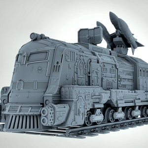 Wartrains - Wargaming 28mm Sci-Fi Trains - Engin3D