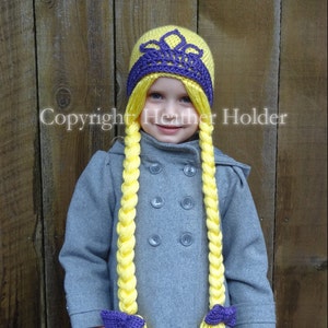 Rapunzel Crocheted Hat Pattern - Instant Download