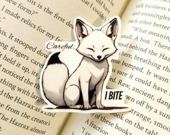 Onyx Quicksilver "Careful, I Bite" Vinyl Sticker