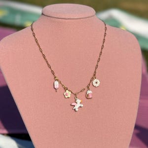 Build Your Own Custom Charm Necklaces for Women, Pick Your Charms, Summer Charm Necklace, Vintage Chunky Necklace, Gold Charm Necklace,